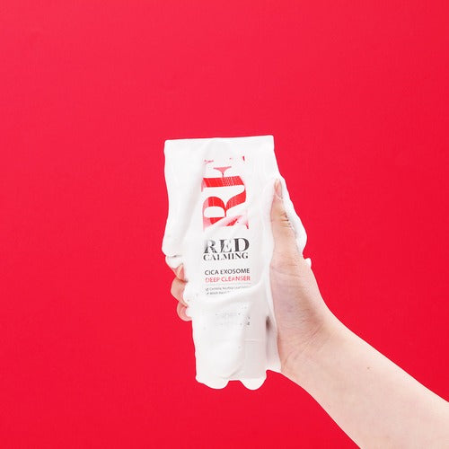 Red Calming Cica Exosome Deep Cleanser 150ml (Vegan)