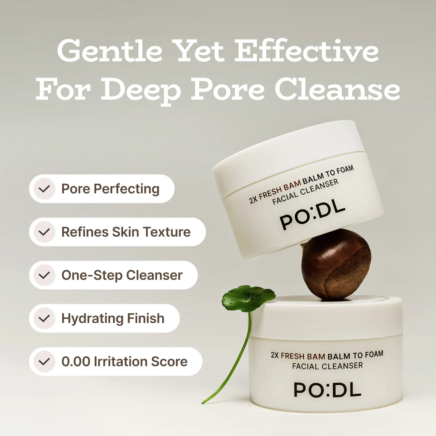 Chestnut Balm to Foam Cleanser