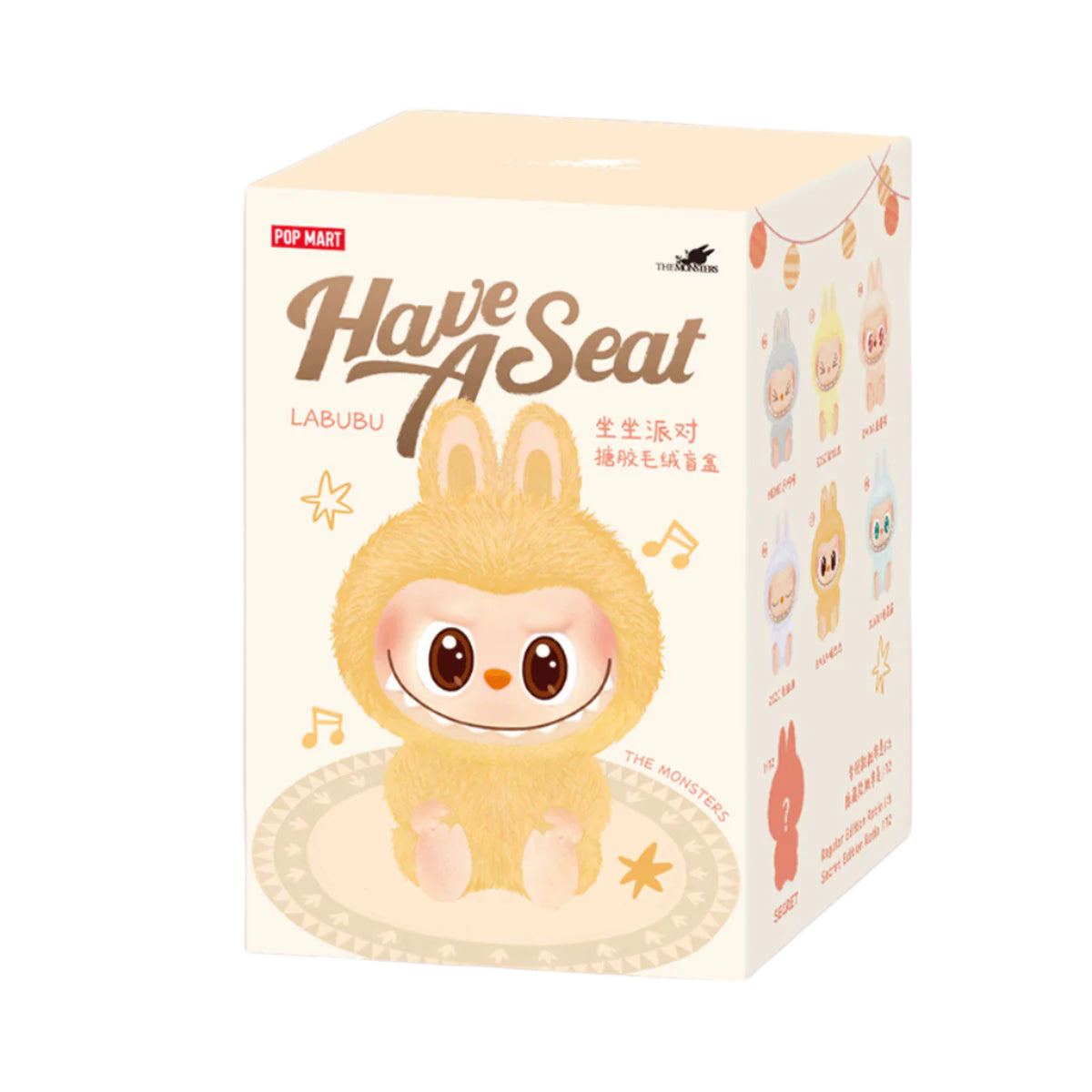 Pop Mart Labubu The Monsters: Have a Seat Vinyl Plush Blind Box