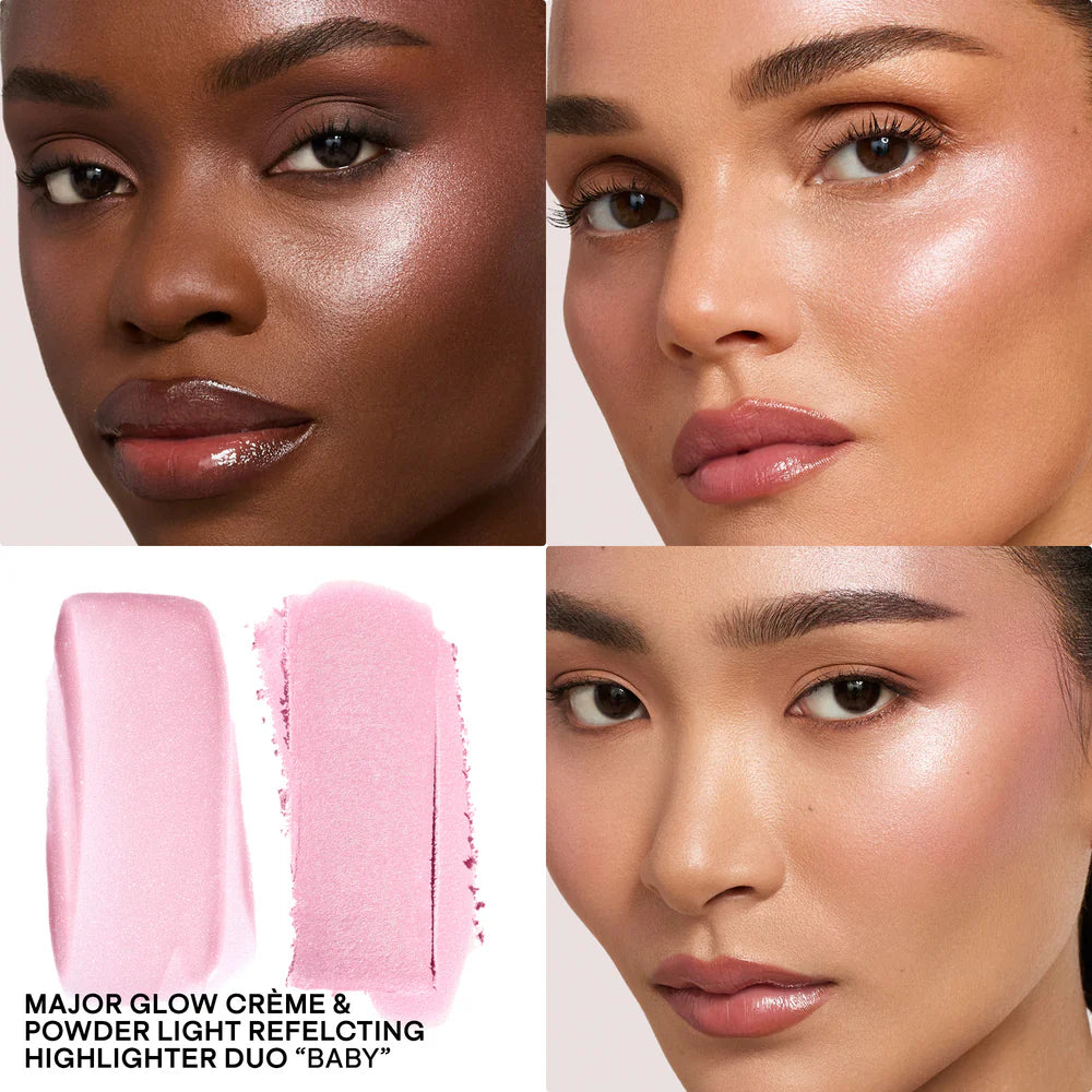 Major Glow Creme & Powder Light Reflecting Translucent Highlighter Duo