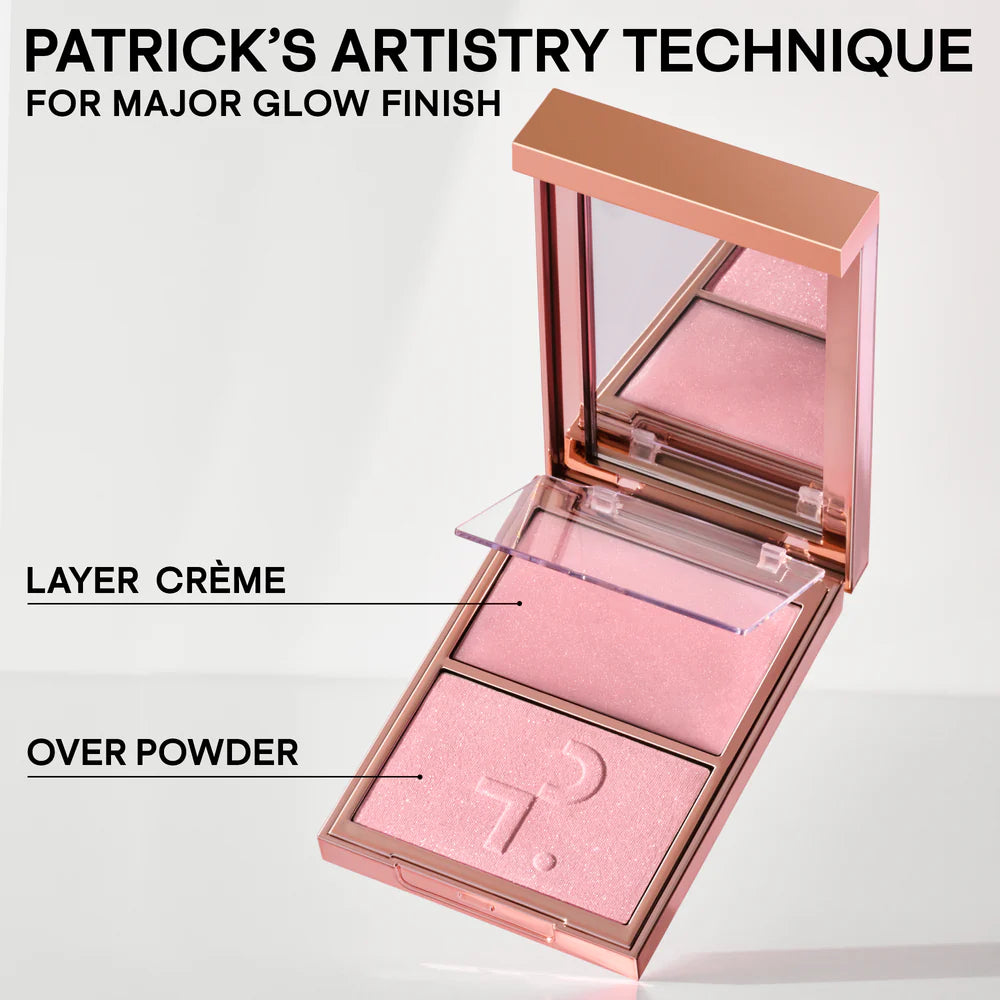 Major Glow Creme & Powder Light Reflecting Translucent Highlighter Duo