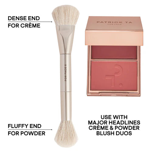Dual-Ended Precision Blush Brush (Face 6)