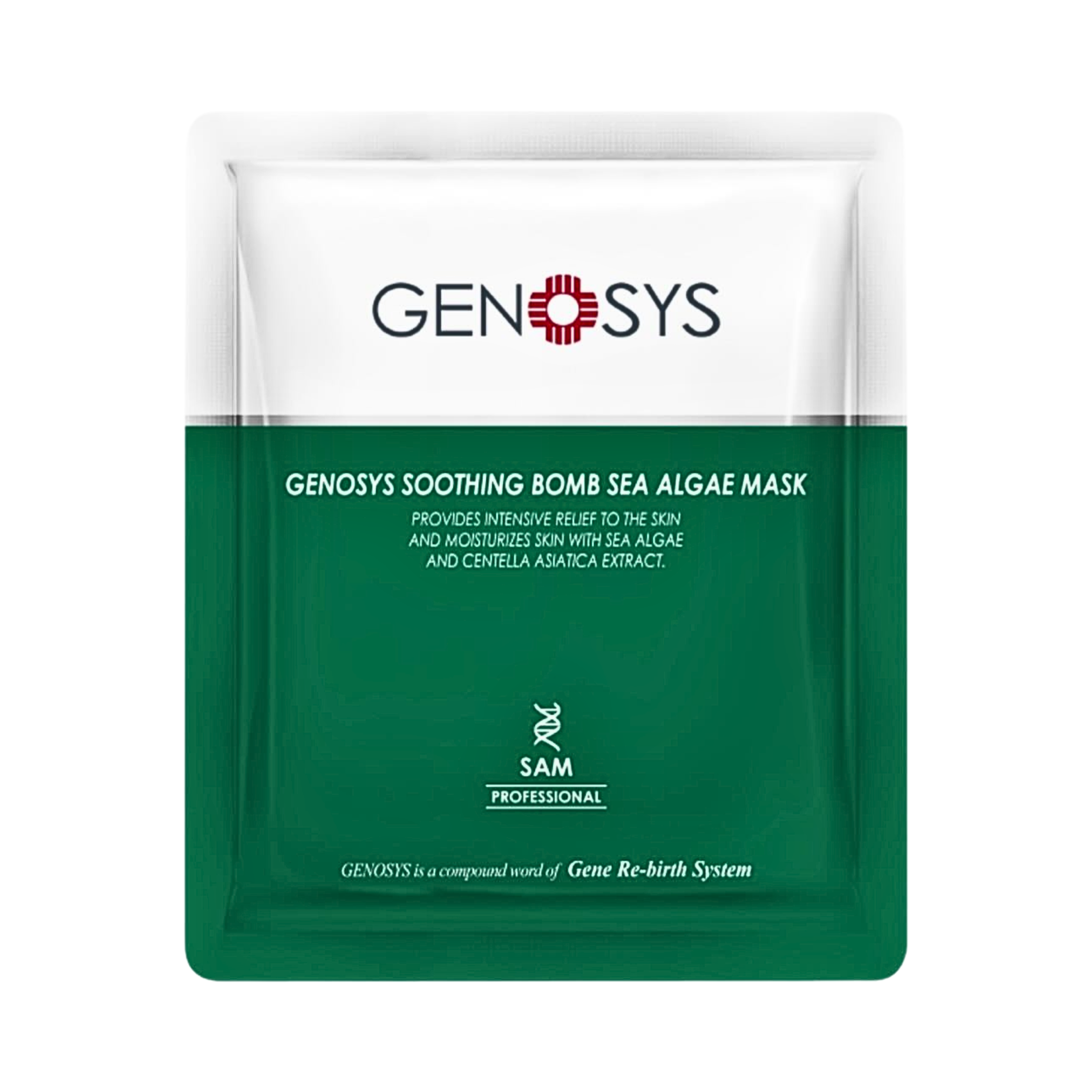 Genosys Soothing Bomb Sea Algae Mask.
