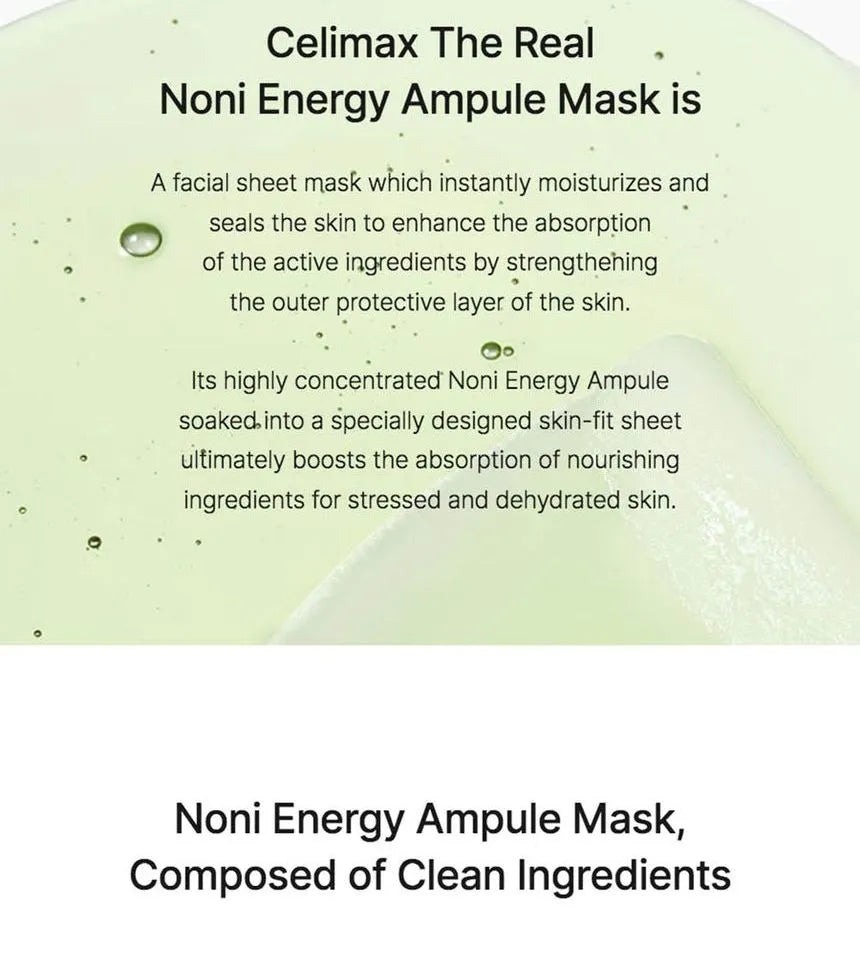 The Real Noni Energy Ampule Mask