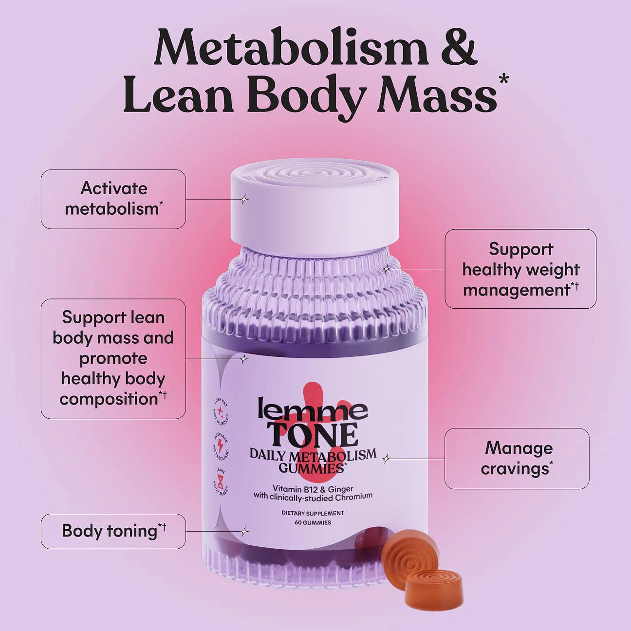 Lemme Tone Metabolism Gummies