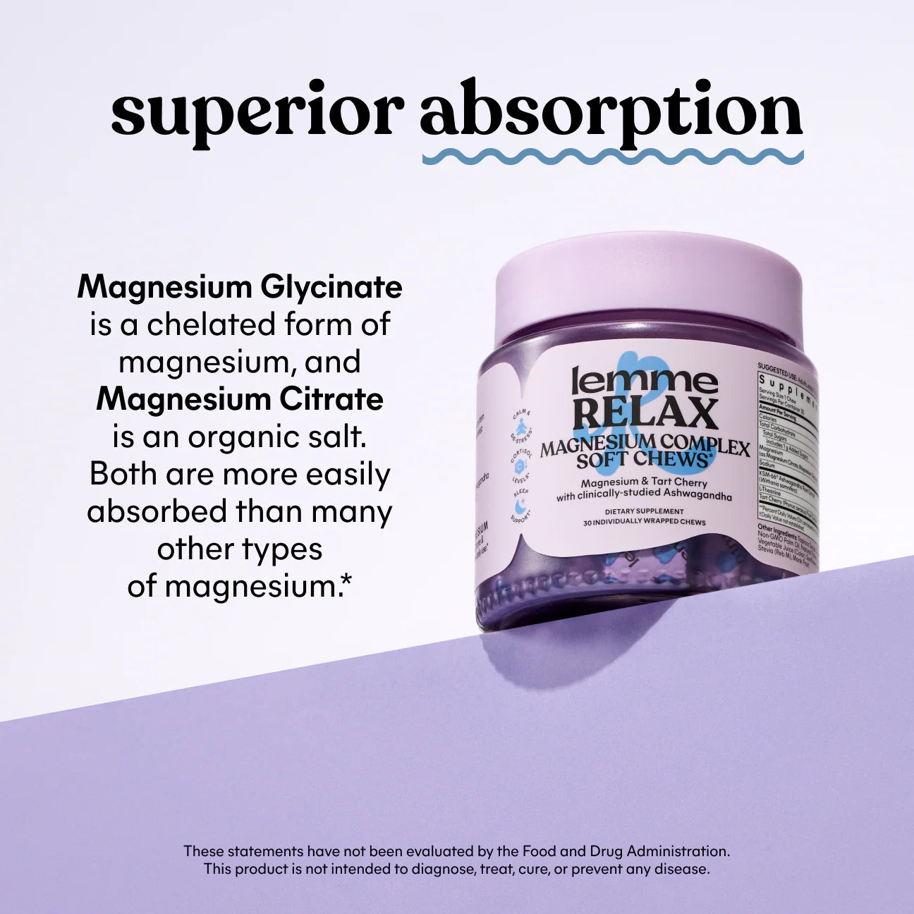 Lemme Relax Magnesium Soft Chews