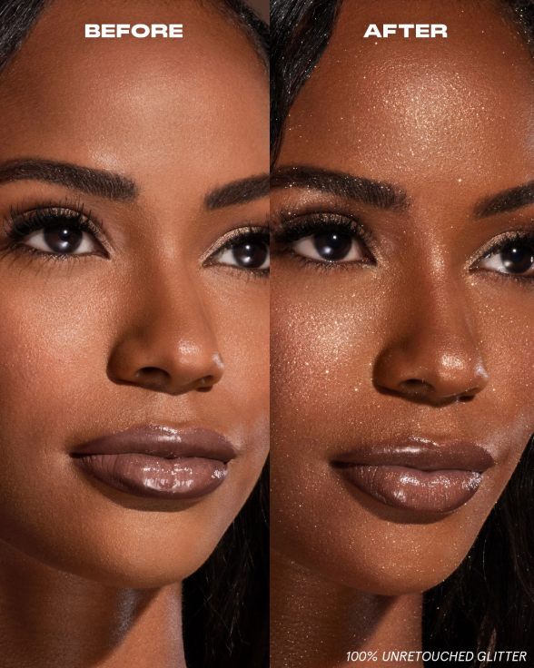 On ‘Til Dawn Waterproof Glitter Setting Spray – Brown Sugar