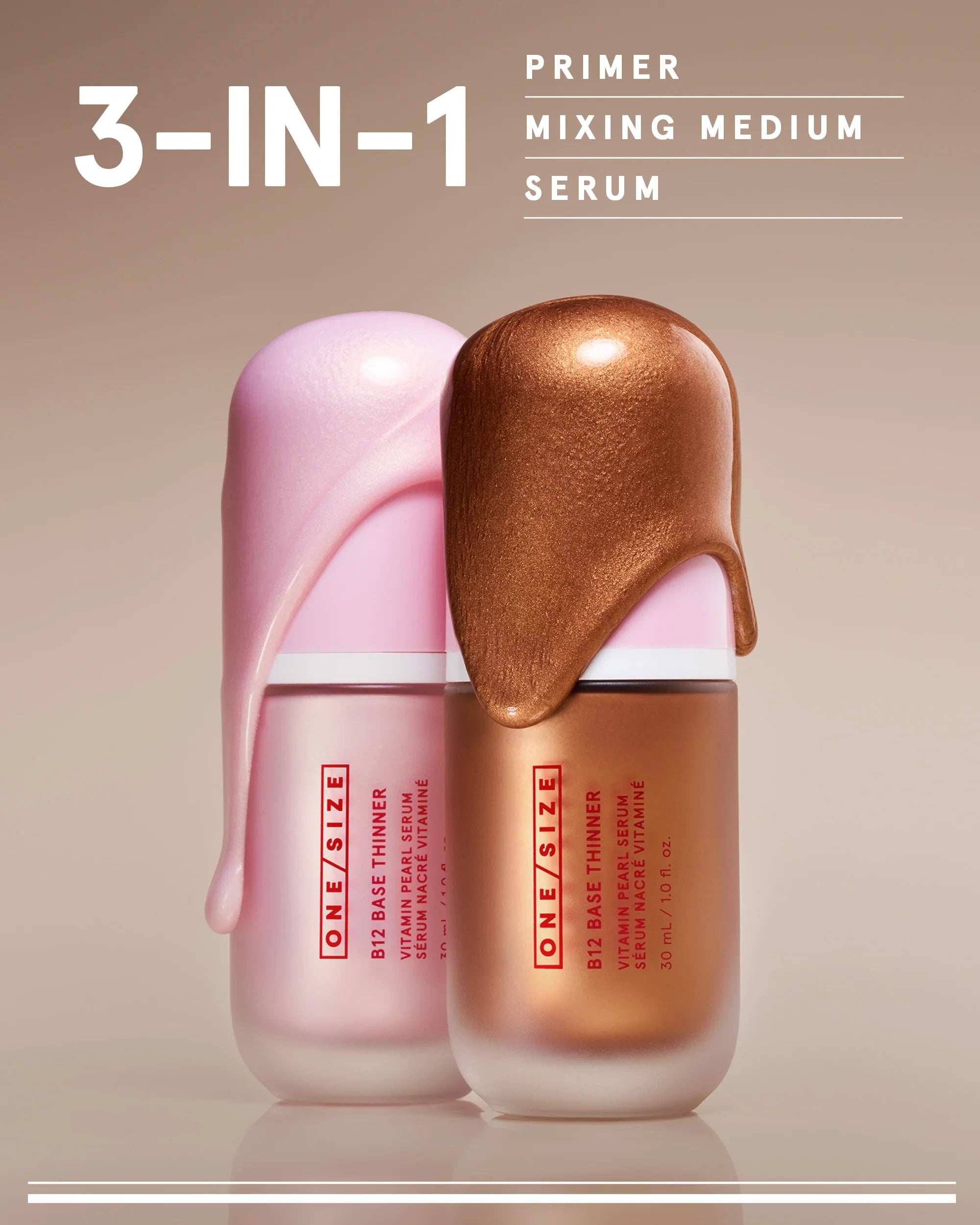 B12 BASE THINNER BRONZE Vitamin Pearl Serum