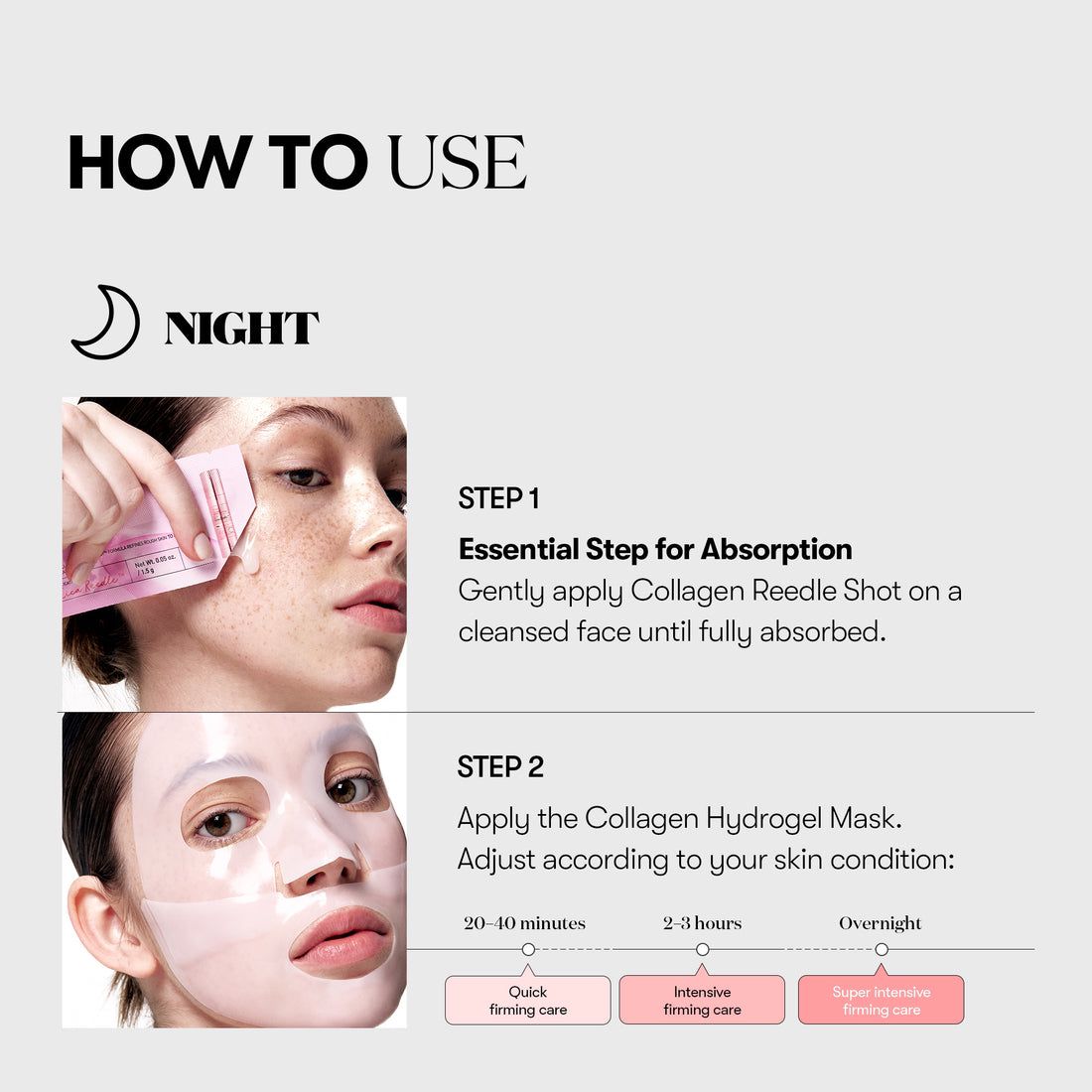 Collagen Reedle Shot 100 2‑Step Hydrogel Mask