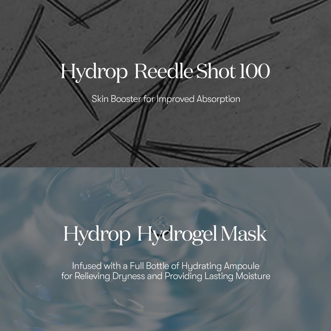 Hydrop Reedle Shot 100 hL 2‑Step Hydrogel Mask