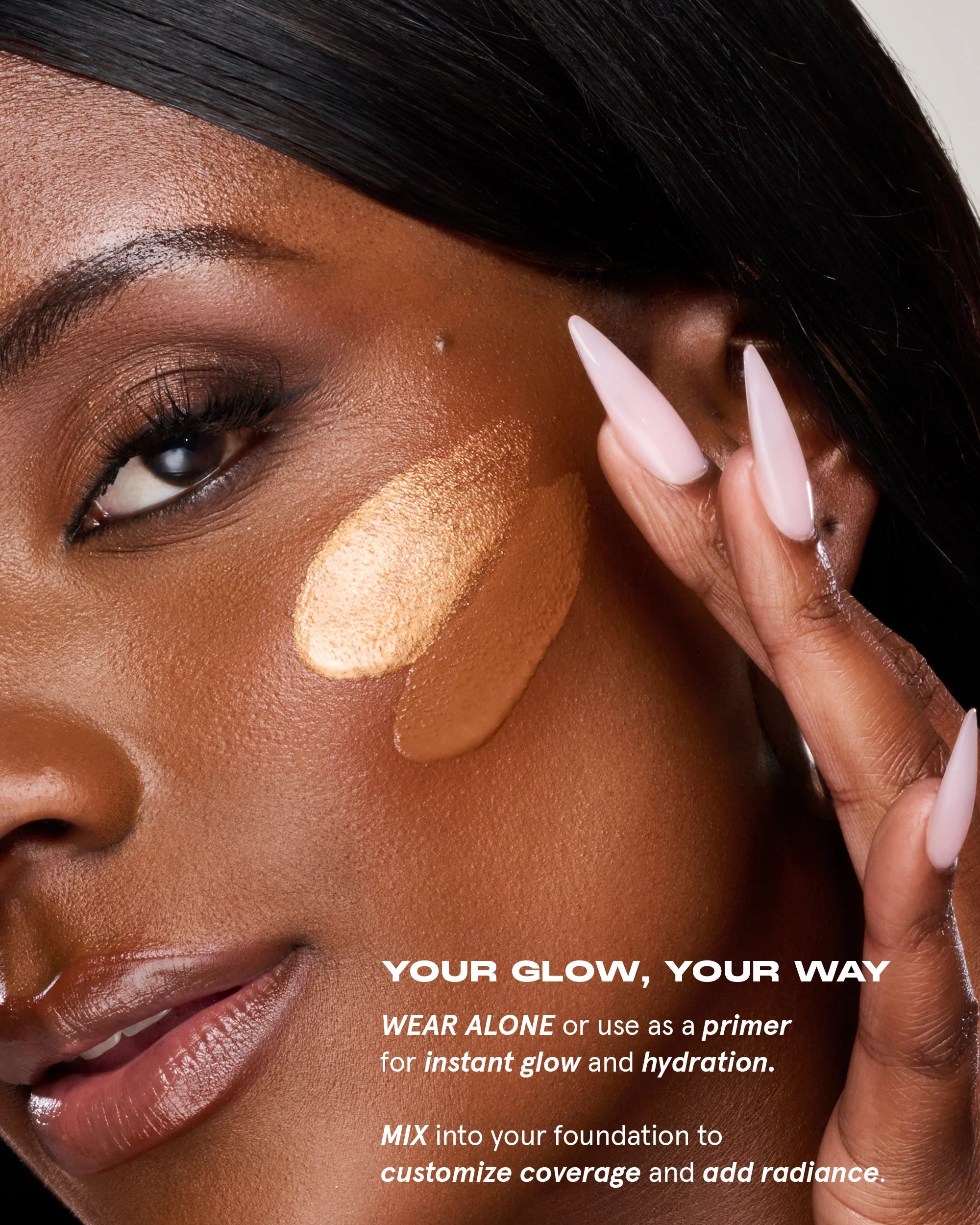 B12 BASE THINNER BRONZE Vitamin Pearl Serum
