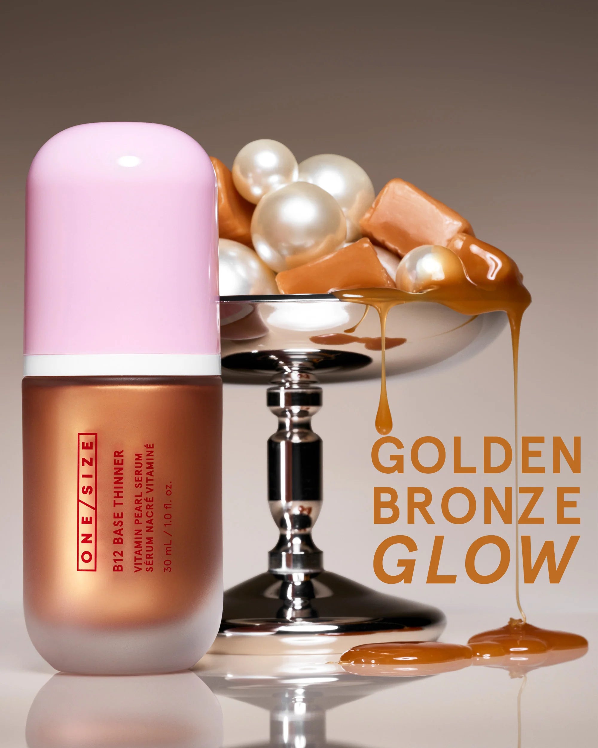 B12 BASE THINNER BRONZE Vitamin Pearl Serum