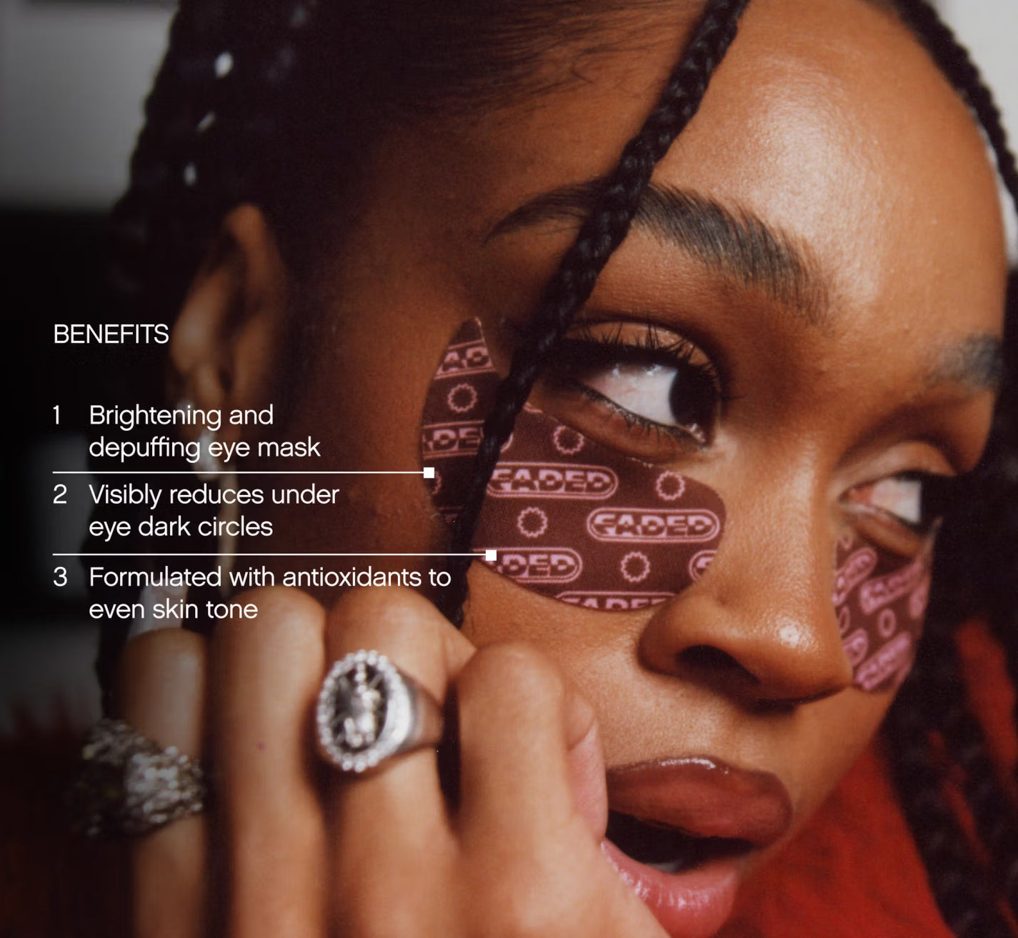 Cognac Faded Under Eye Masks