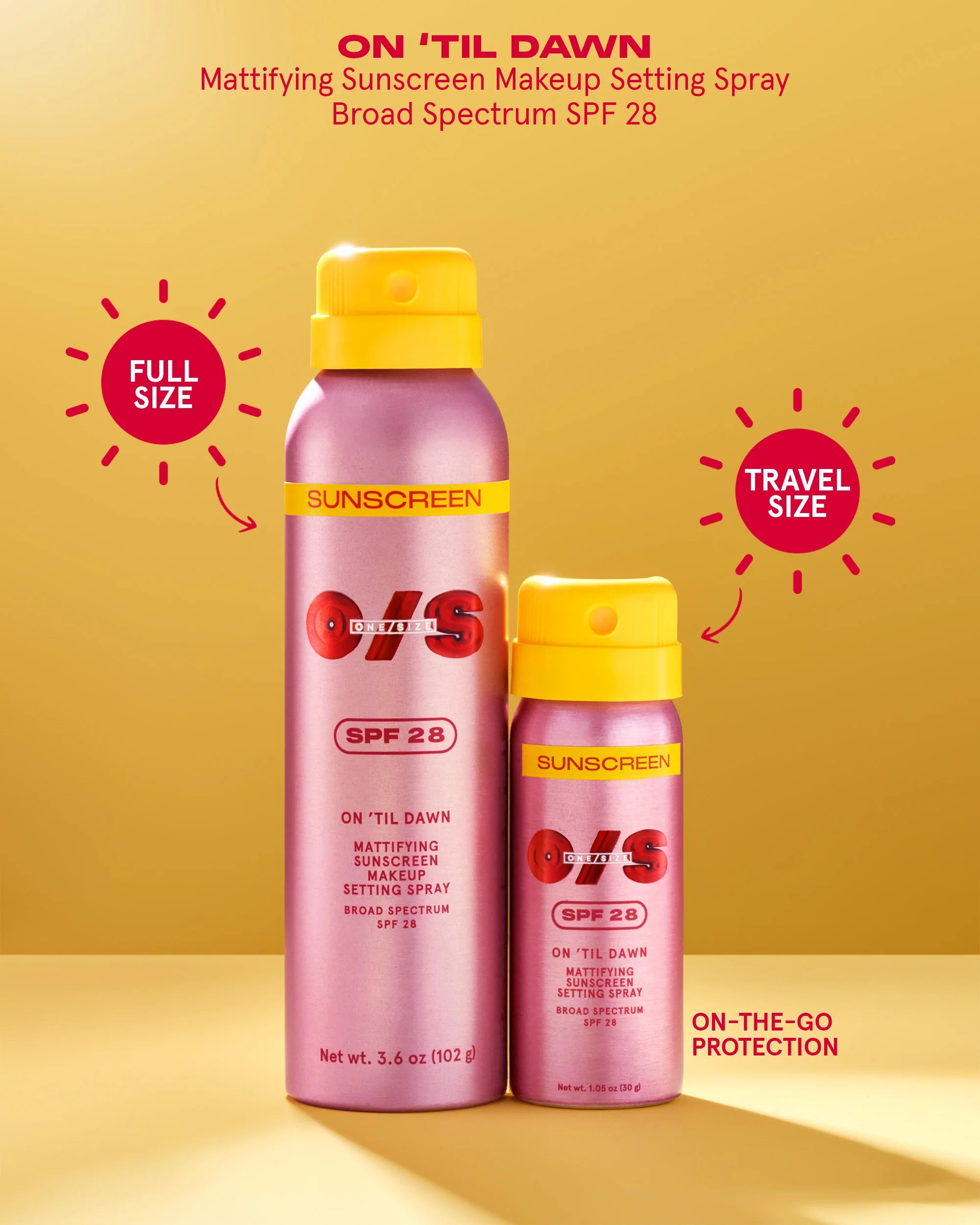 Mattifying Sunscreen Makeup Setting Spray SPF 28