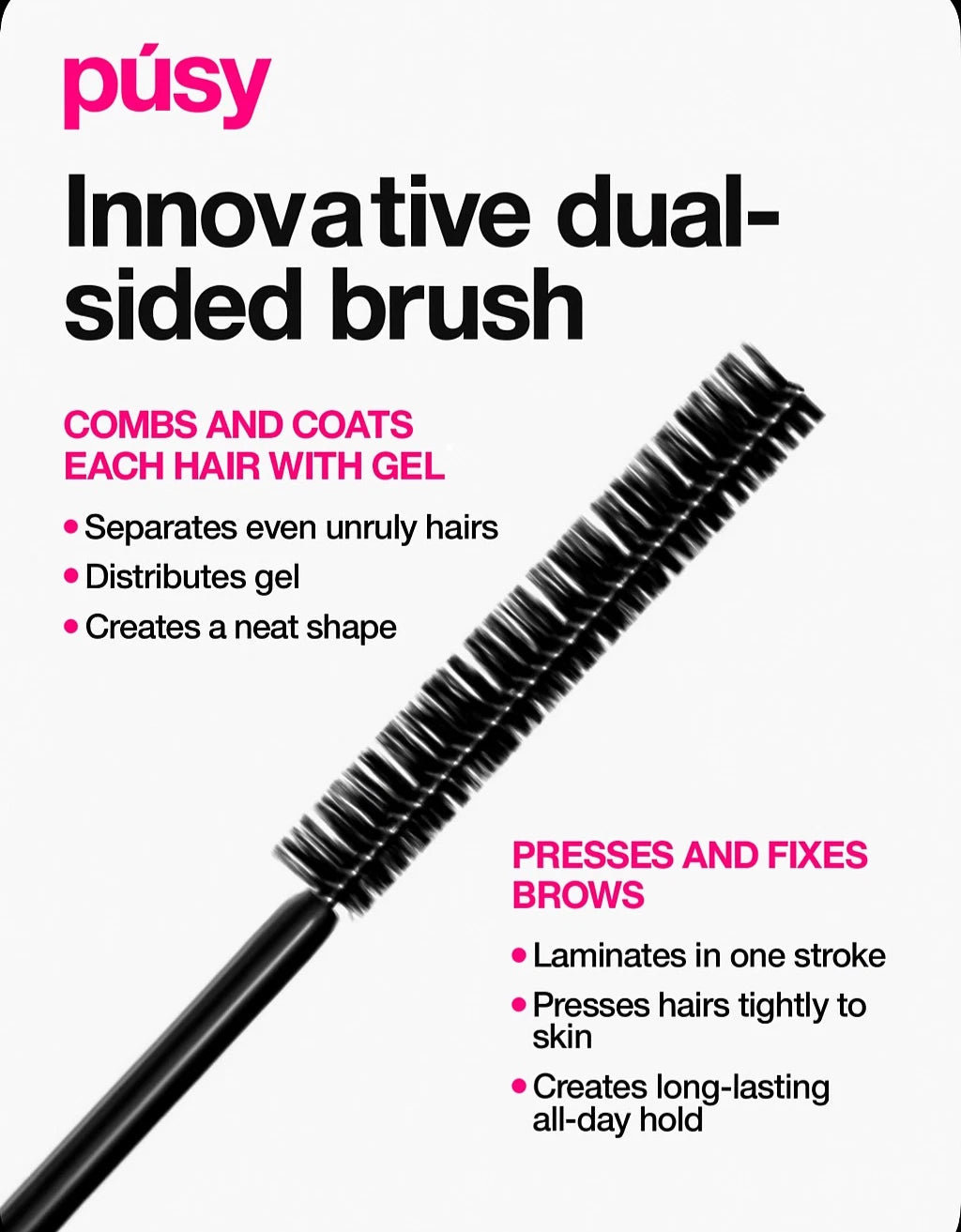 Super Fix Brow Gel Dual Sided Brush