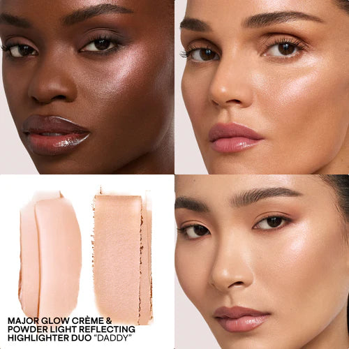 Major Glow Creme & Powder Light Reflecting Translucent Highlighter Duo