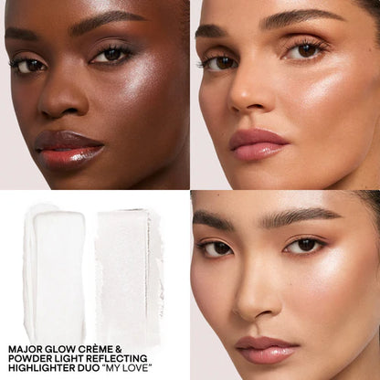 Major Glow Creme & Powder Light Reflecting Translucent Highlighter Duo