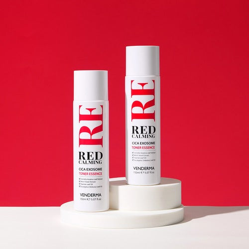Red Calming Cica Exosome Toner Essence 150ml (Vegan)
