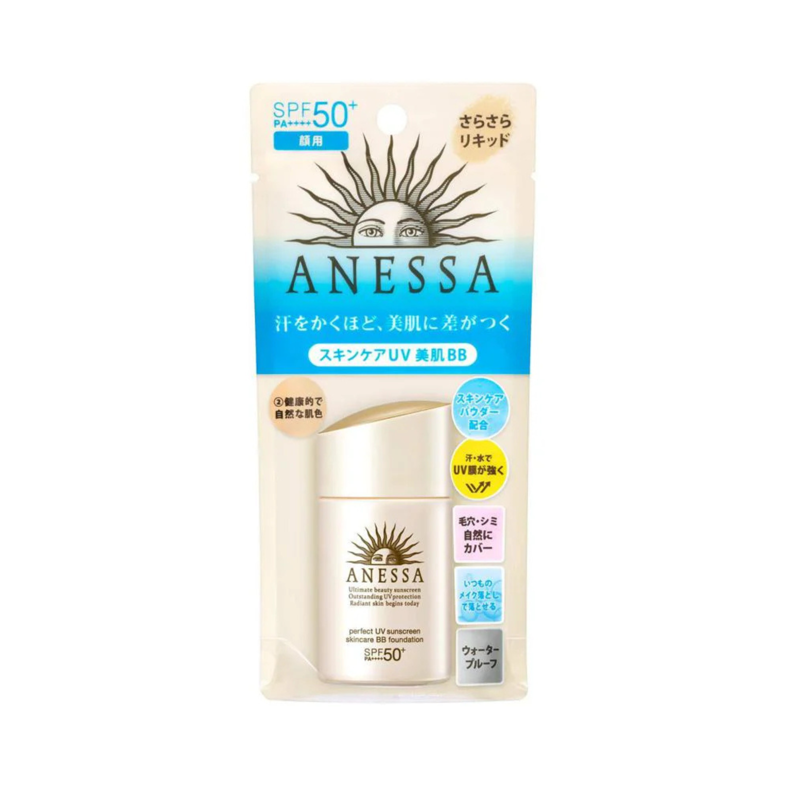 Anessa Perfect UV Skincare BB Foundation a BB Cream SPF50+ PA+++.