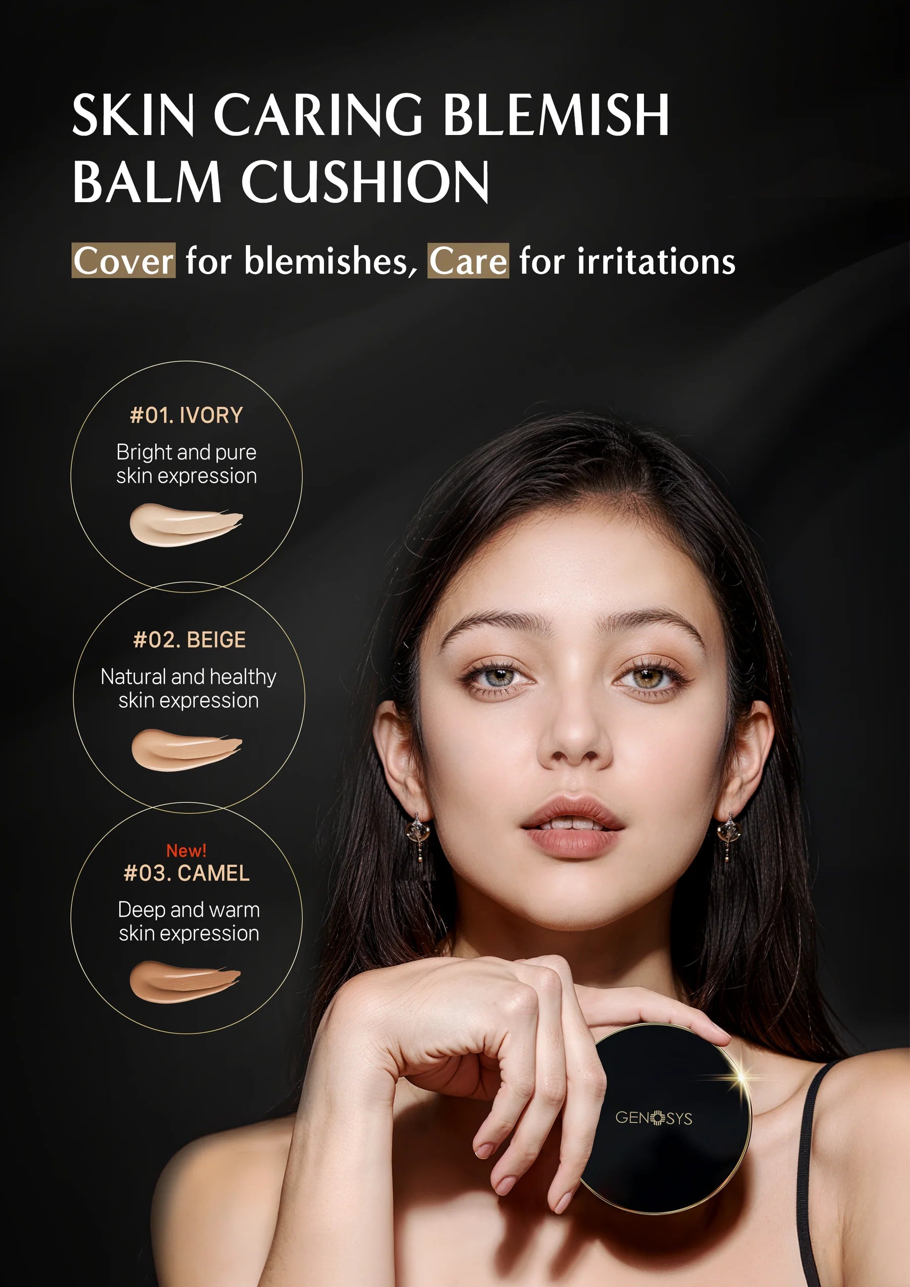 Genosys Skin Caring Blemish Balm Cushion SPF 50+