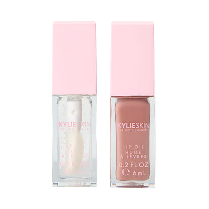 Lip Oil Duo Gift Set (Coconut + Crème Brûlée)