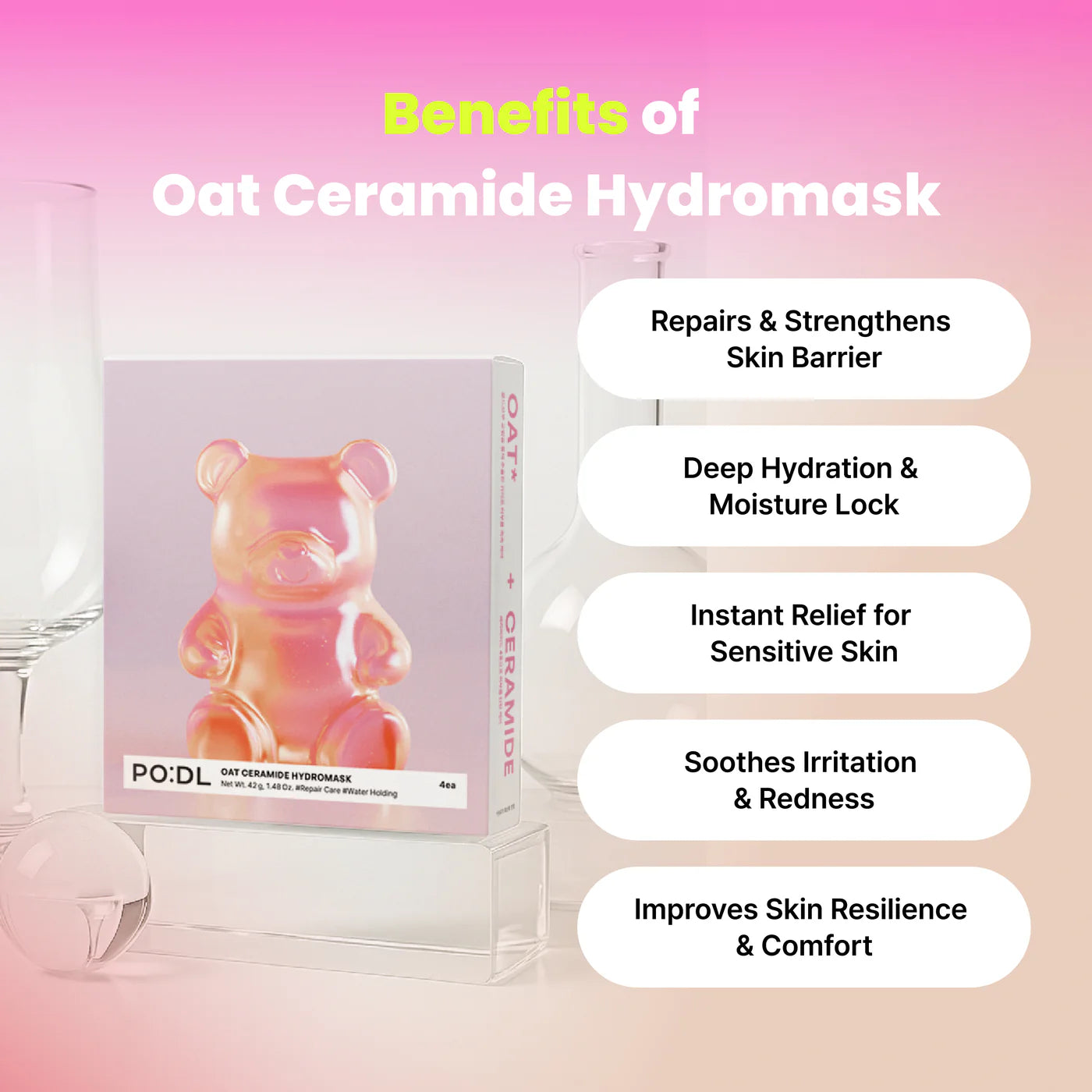 Oat Ceramide Shield Hydrogel mask