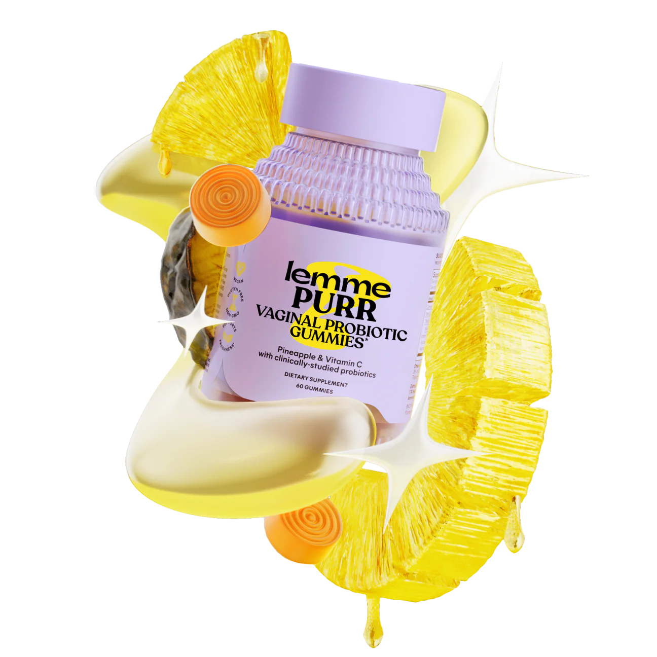Lemme Purr Vaginal Probiotic Gummies