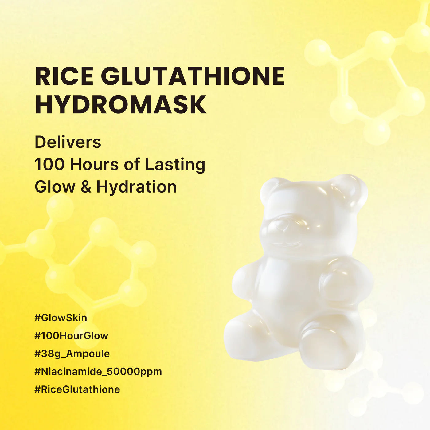 Rice & Glutathione Tone-Up Hydro Gel Mask