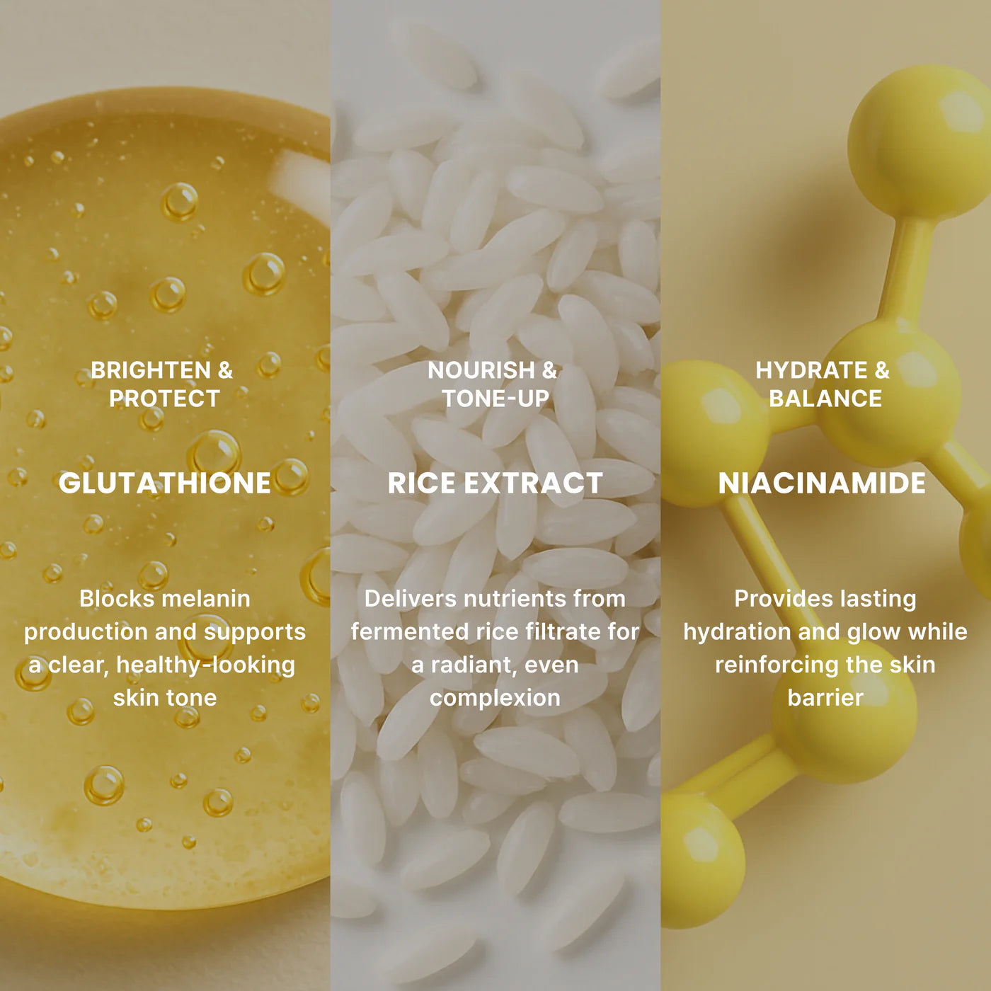 Rice & Glutathione Tone-Up Hydro Gel Mask