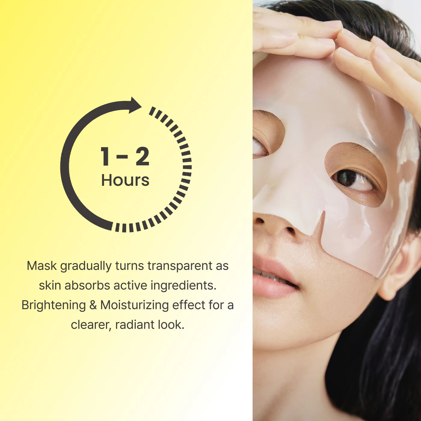 Rice & Glutathione Tone-Up Hydro Gel Mask