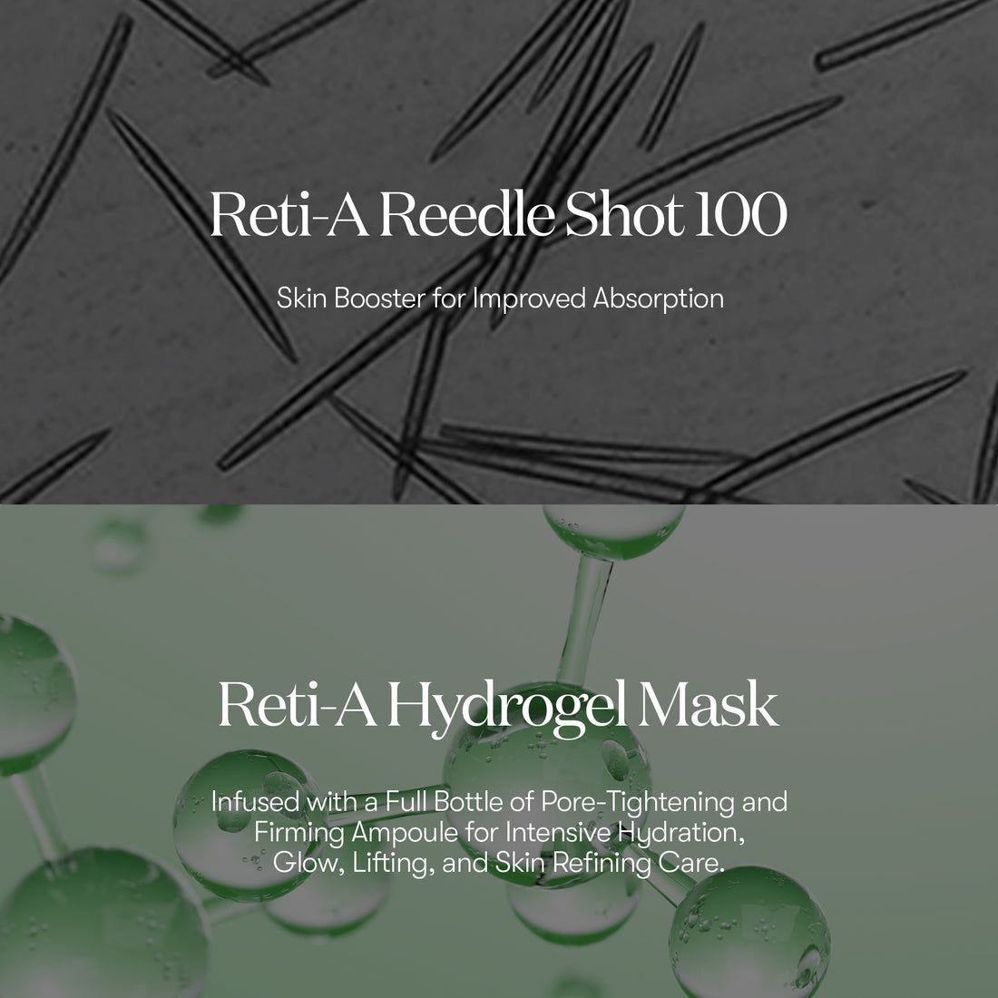 VT COSMETICS Reti-A Reedle Shot 100 2‑Step Hydrogel Mask