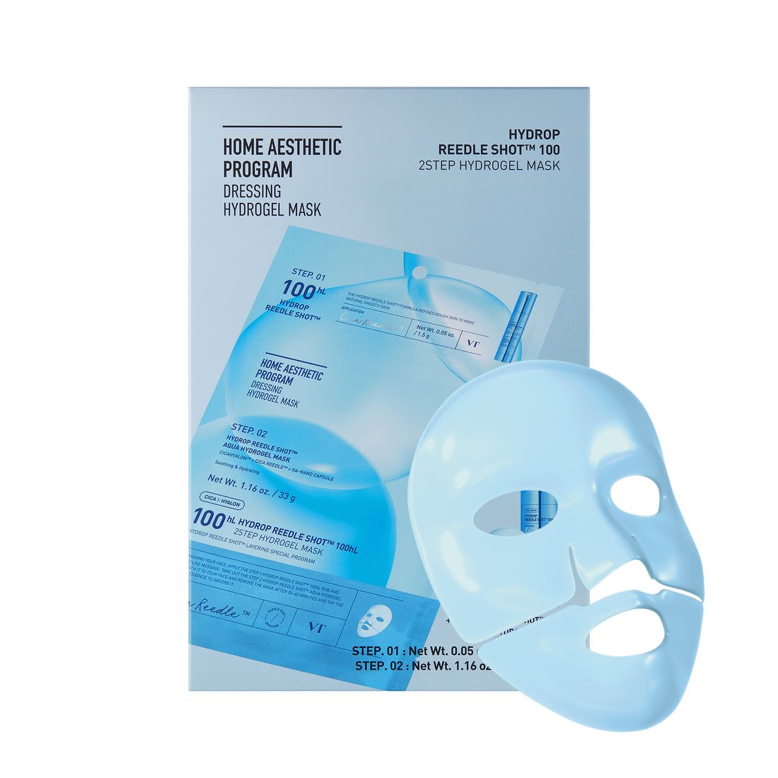 VT COSMETICS Hydrop Reedle Shot 100 hL 2‑Step Hydrogel Mask