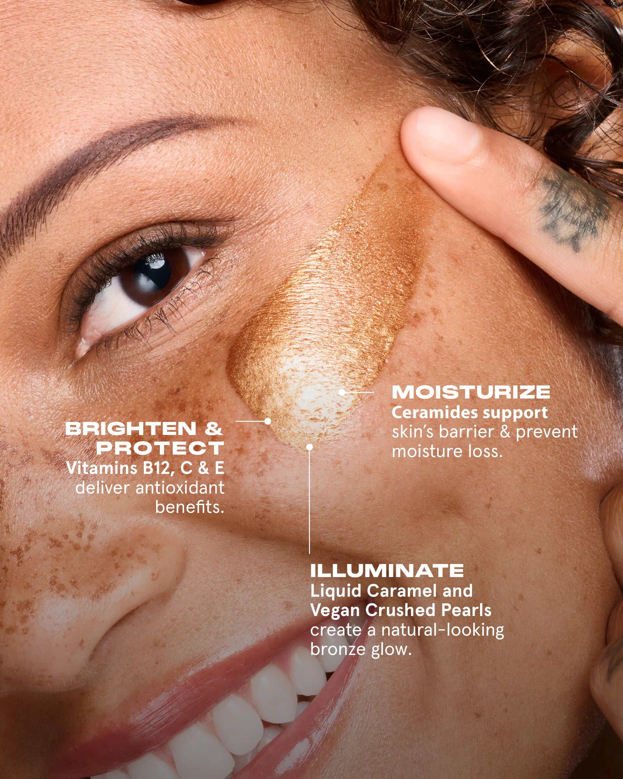 B12 BASE THINNER BRONZE Vitamin Pearl Serum