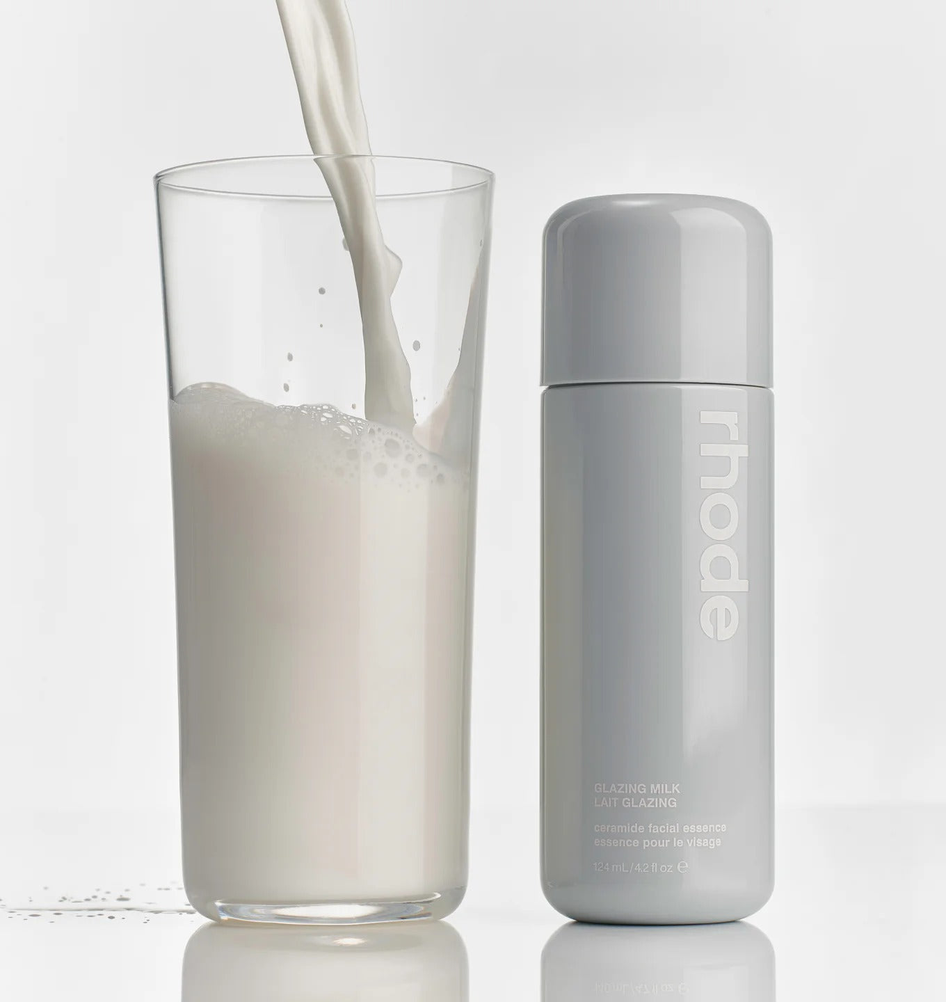 Glazing milk