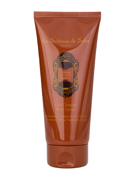 Body Lotion - Ayurvedic Treatment - Amber Vanilla Patchouli Journey To The Spices Route