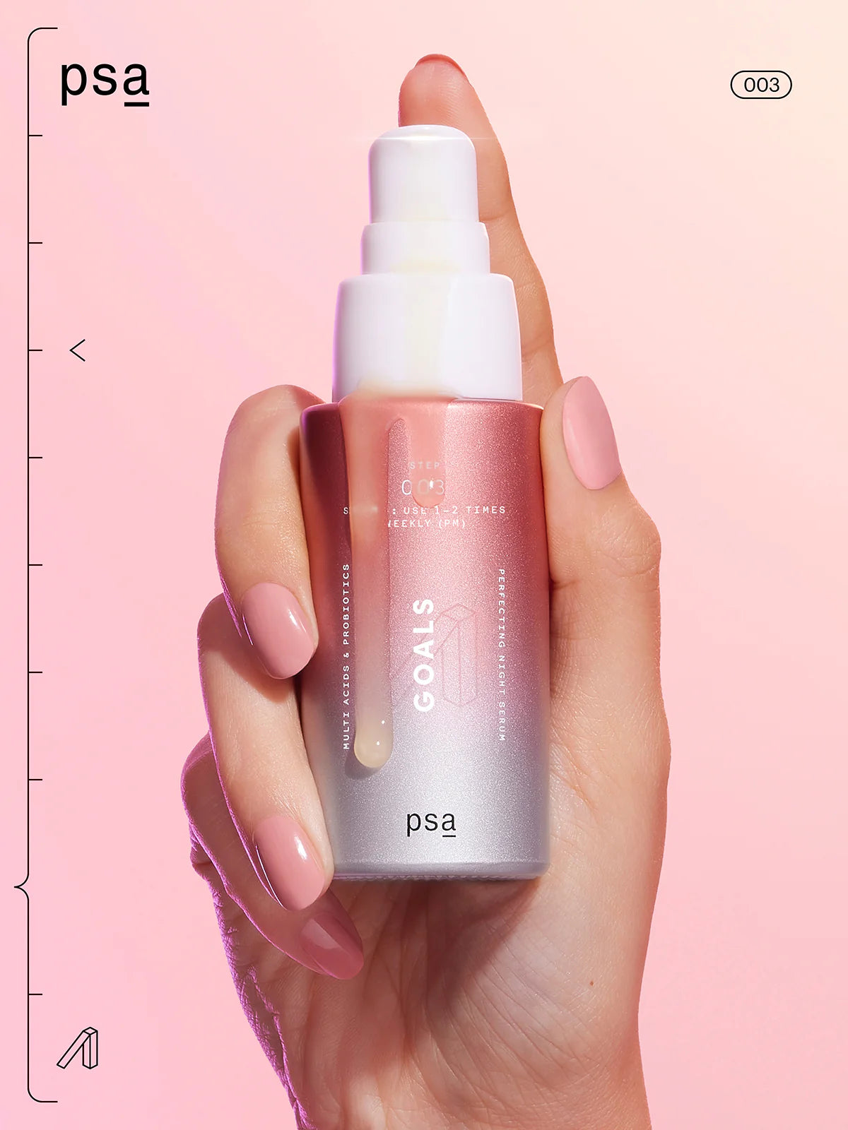 PSA Goals Multi Acids and Probiotics Perfecting Night Serum 30ml