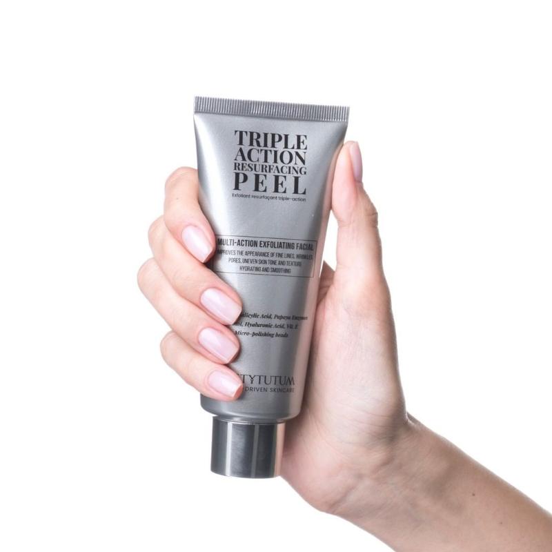 Triple action resurfacing peel