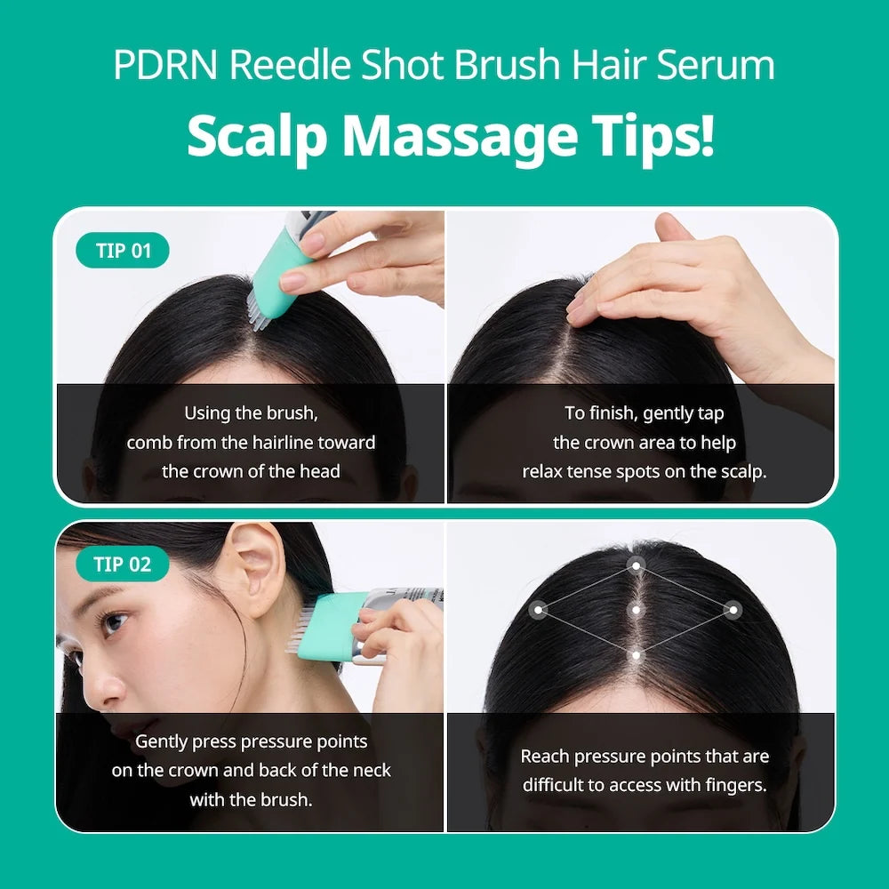 PDRN Reedle Shot Brush Hair Serum